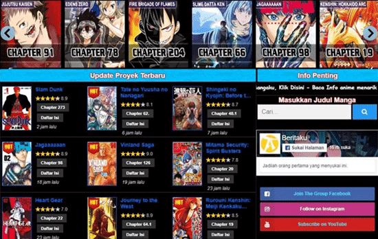 Fitur - Fitur Aplikasi Unggulan Mangaku Pro Apk