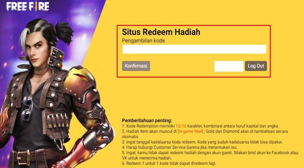 Kode Redeem FF Terbaru Bulan Ini Masih Fresh